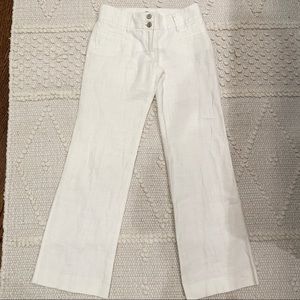 Dolce & Gabbana White Linen Pants size 4